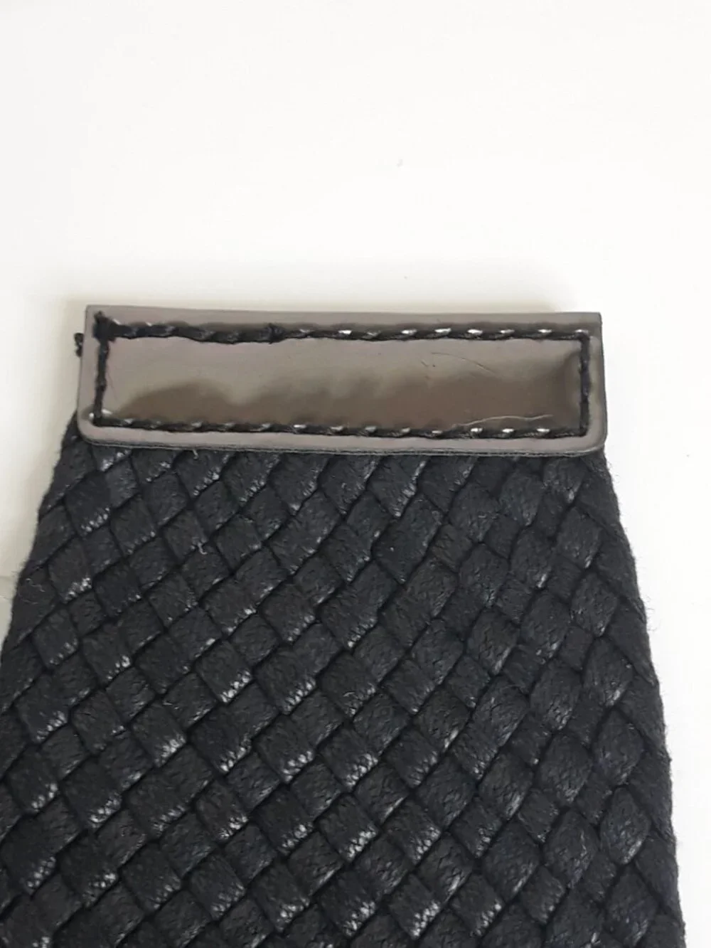 Calvin Klein Cotton Cording Woven Wide Statement Waist Belt Black XL Boho